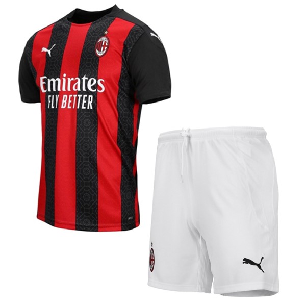 Camiseta AC Milan Primera Niños 2020-2021 Rojo